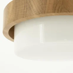 Oaka 1-lichts Hanglamp Hout