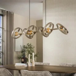 Octavia 6-lichts Hanglamp Beige