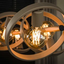 Octavia 8-lichts Hanglamp Beige