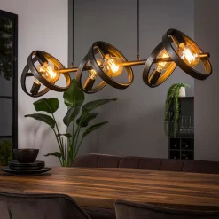 Octavia 6-lichts hanglamp industrieel