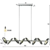 Octavia 8-lichts hanglamp industrieel