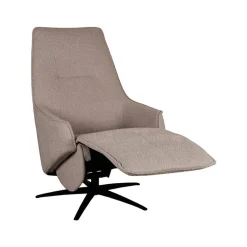 Odense Fauteuil Taupe Micro Suede Elektrisch