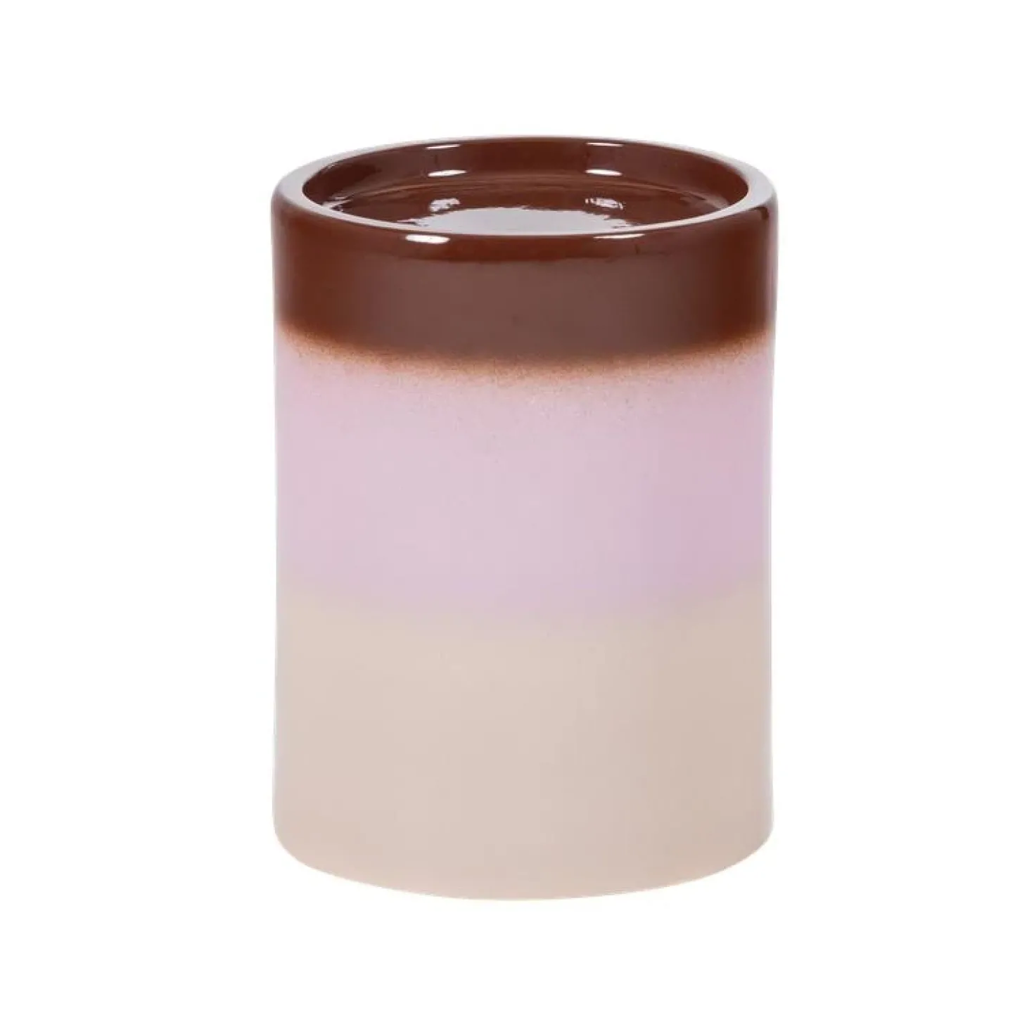 Ollo Bijzettafel rond Roze/Bruin 35cm