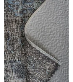 Omid vloerkleed vintage rechthoek groen/ blauw