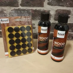 Onderhoudsset basic voor zwarte houten kasten