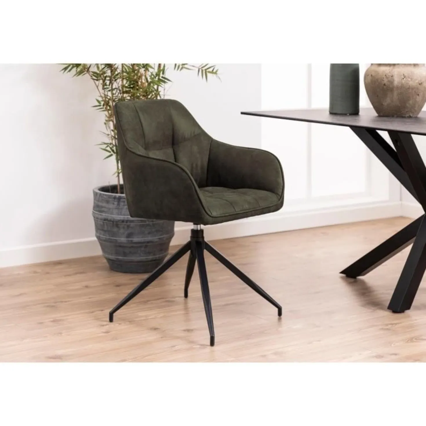 Onyx Eetkamerstoel Groen