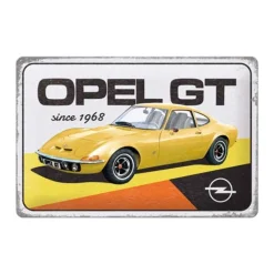 Opel GT 1968 - metalen bord
