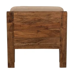 Opulent Fauteuil Bouclé/Hout Naturel