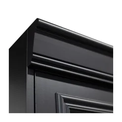 Organize Vitrinekast Dennenhout Matzwart 44cm