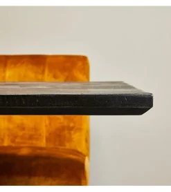 Orianna eettafel industrieel rechthoek mangohout