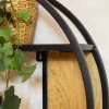 Orianna wandrek industrieel mangohout rond naturel 70cm