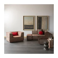 Orivo Bijzettafel rond Oudroze 40cm