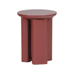 Orivo Bijzettafel rond Roodroze 40cm