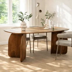 Orla Eettafel Walnoot Deens Ovaal 200cm