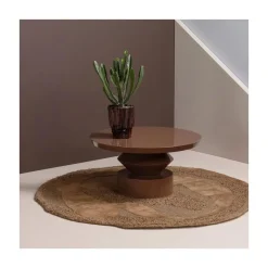 Orvi Vloerkleed rond Bruin 160cm