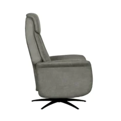 Oslo Fauteuil Taupe Microleder Elektrisch