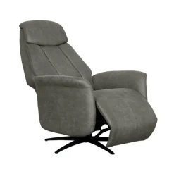 Oslo Fauteuil Taupe Microleder Elektrisch