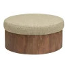 Ossana hocker met opslagruimte 80cm rond
