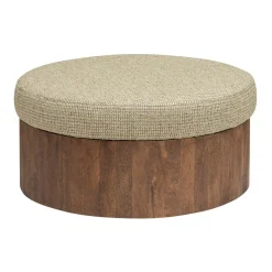 Ossana hocker met opslagruimte 80cm rond