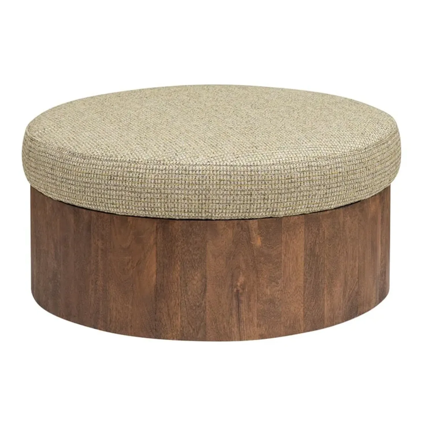 Ossana hocker met opslagruimte 80cm rond