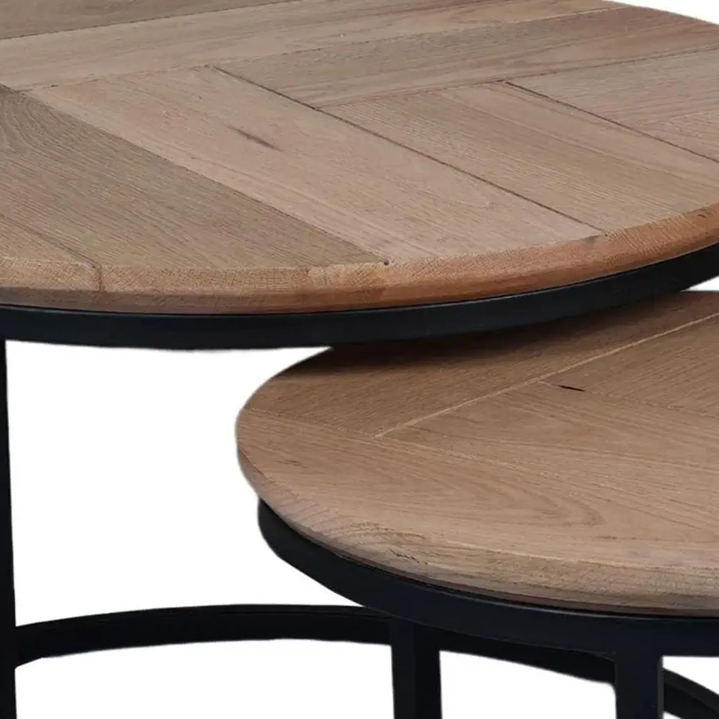 Otis Salontafel set van 2 Naturel Eiken