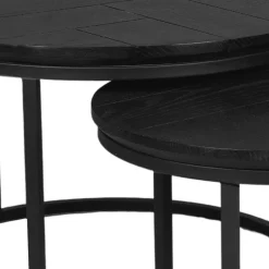Otis Salontafel set van 2 Zwart Eiken