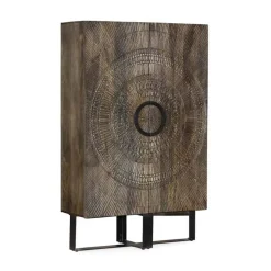 Padua wandkast manghout 2 deurs 120cm
