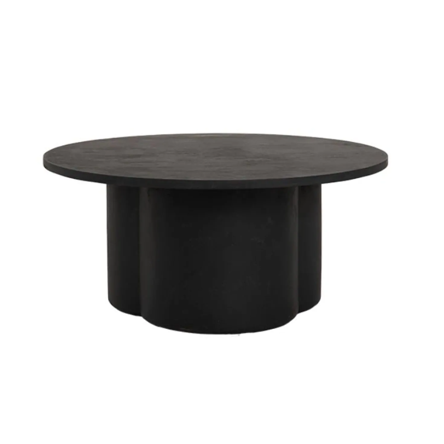 Palazzo Salontafel rond L zwart 90cm