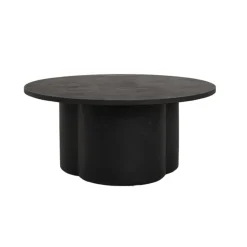Palazzo Salontafel rond M zwart 82cm