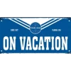 Pan Am on Vacation - metalen bord