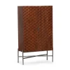 Paola wandkast mangohout 2 deurs 90cm