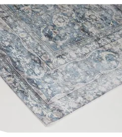 Parandis vloerkleed vintage rechthoek blauw
