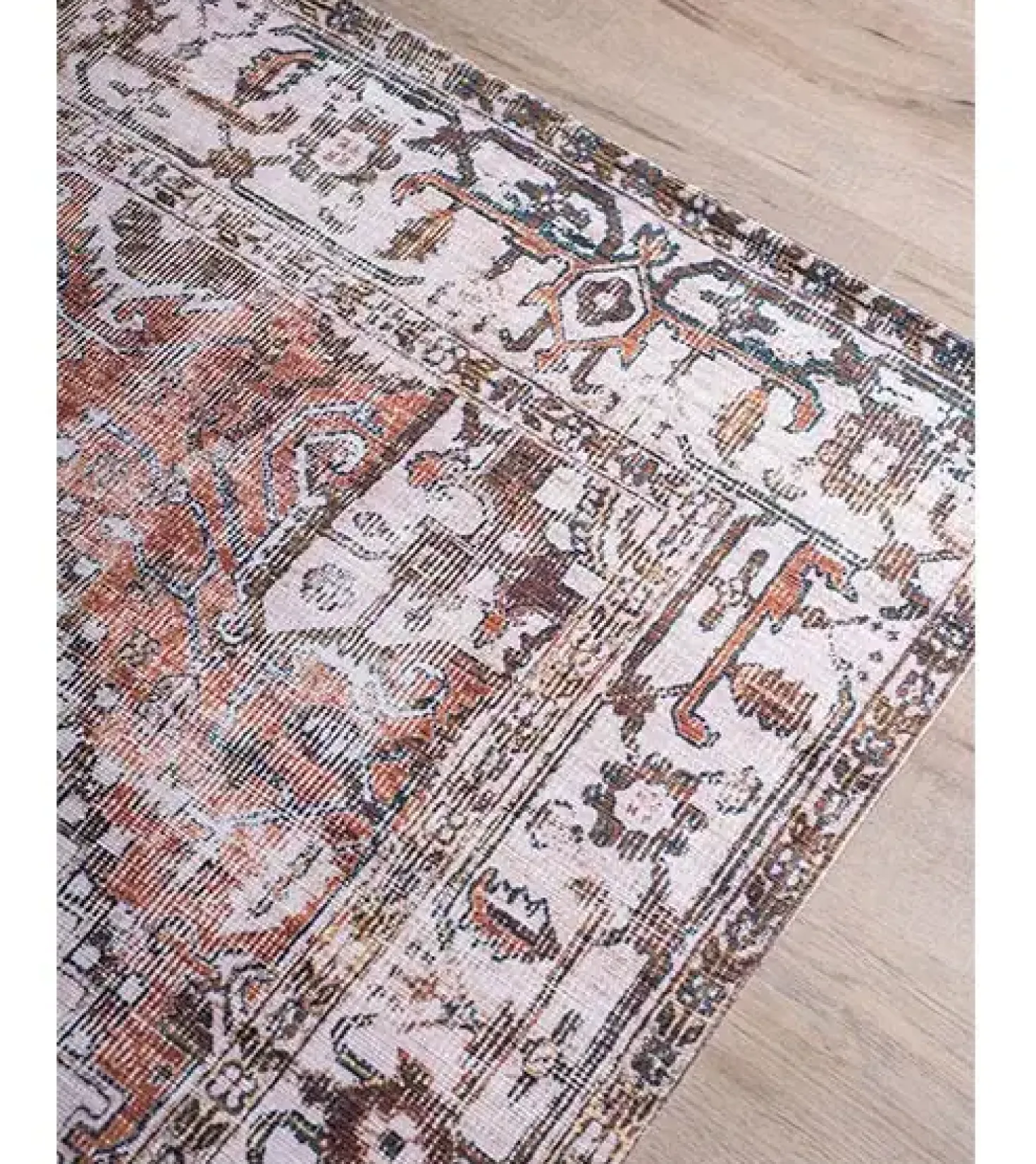 Parisa vloerkleed vintage rechthoek bruin