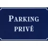 Parking Prive - metalen bord