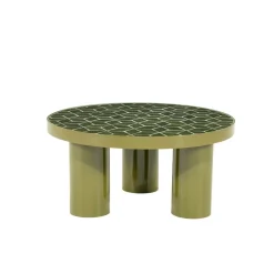 Patterna Salontafel rond keramiek Groen 71cm