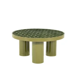 Patterna Salontafel rond keramiek Groen 71cm