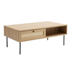 Pernille Salontafel Naturel rotan 110cm
