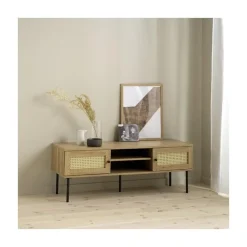 Pernille Tv meubel Naturel rotan 120cm