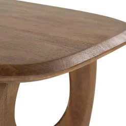 Phoebe Salontafel deens ovaal Bruin 130cm