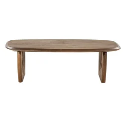 Phoebe Salontafel deens ovaal Bruin 130cm