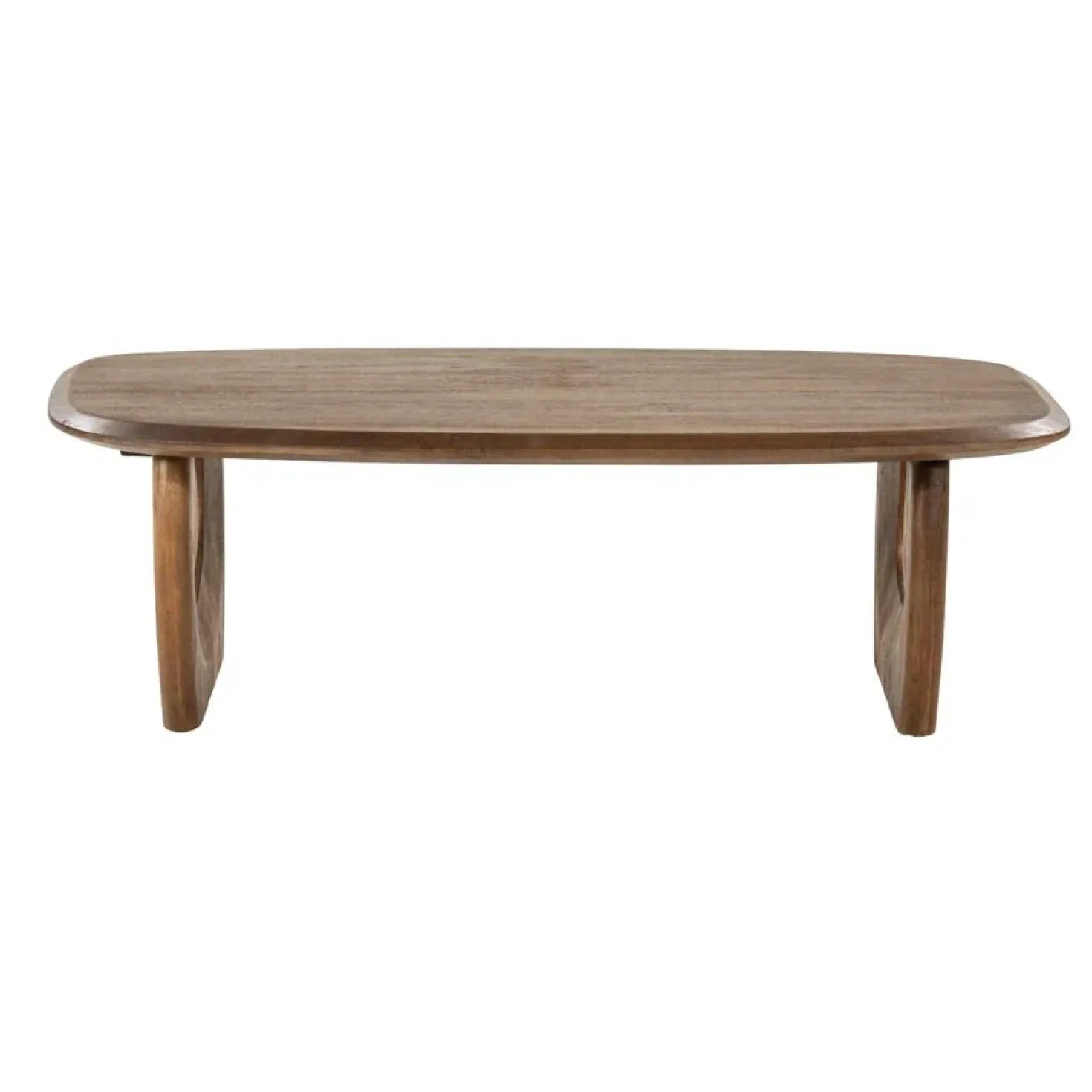 Phoebe Salontafel deens ovaal Bruin 130cm