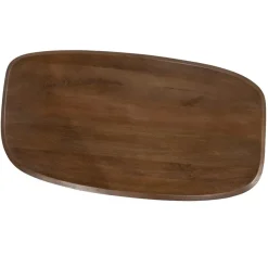 Phoebe Salontafel deens ovaal Bruin 130cm