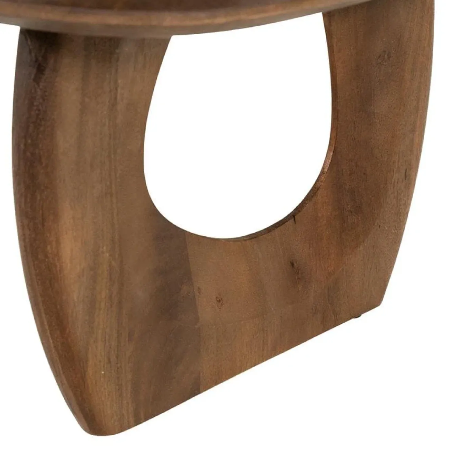 Phoebe Salontafel deens ovaal Bruin 130cm