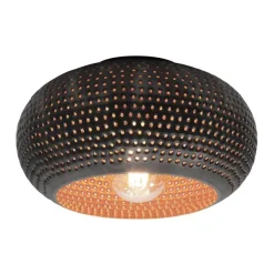 Pinch Plafondlamp 35cm Zwart bruin
