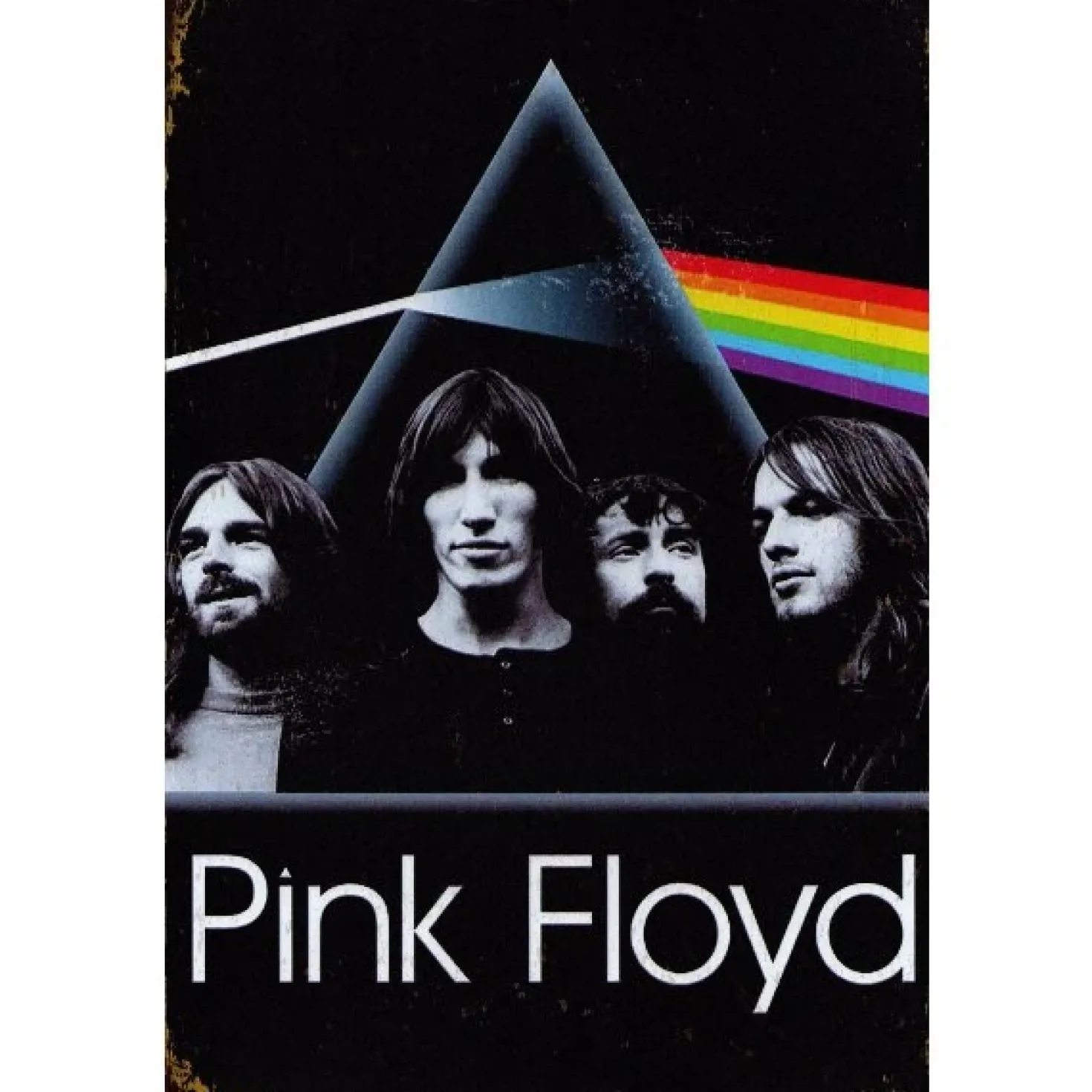 Pink Floyd Dark side of the moon - metalen bord