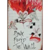 Pink Floyd the Wall - metalen bord