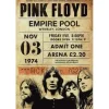 Pink Floyd Wembley - metalen bord