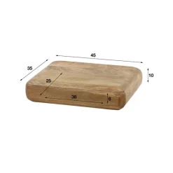 Piper Nachtkastje 1 lade mangohout 45cm