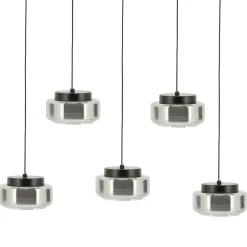 Pivot 5-lichts getrapte Hanglamp