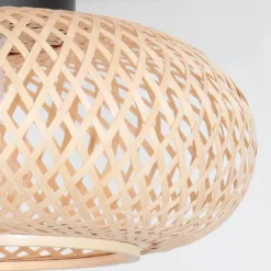 Plafondlamp Maze 1-lichts licht hout